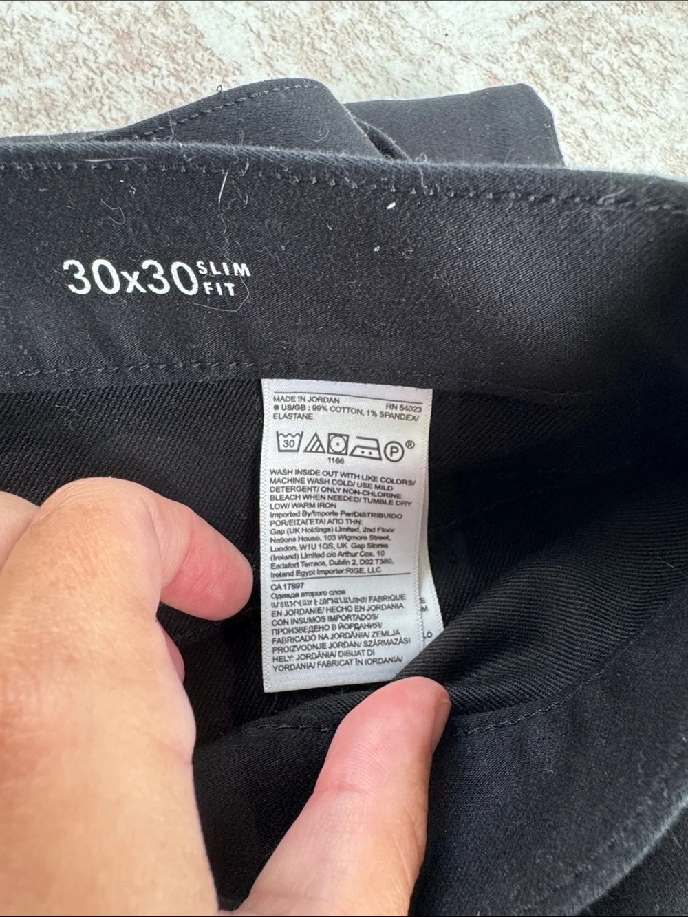 Banana Republic traveler Men's Black Slim Straight Jeans 30x30